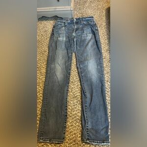 American Eagle Outfitters Blue Slim Straight Jeans